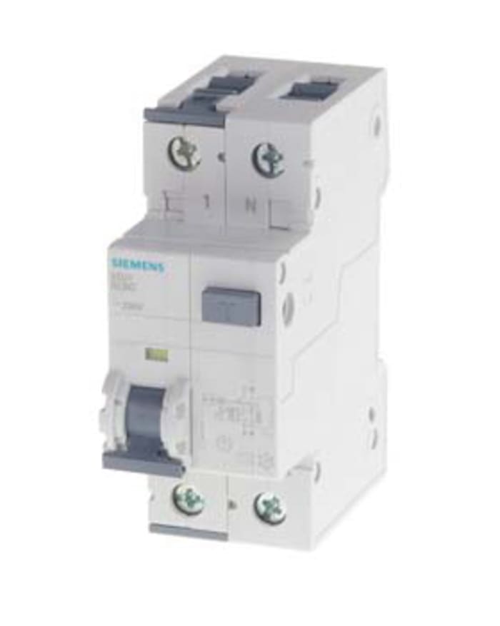 5SU1354-7KK20 Siemens | Siemens RCBO, 20A Current Rating, 2P Poles ...