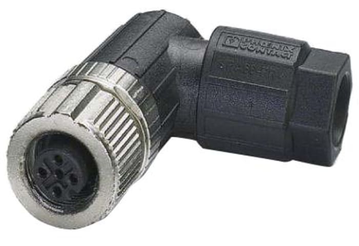 Phoenix Contact Circular Connector, 4 Contacts, Cable Mount, M12 Connector, Plug, Female, IP65, IP67, SACC Series