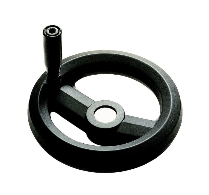 RS PRO | RS PRO Black Technopolymer Hand Wheel, 100 mm diameter | 161 ...