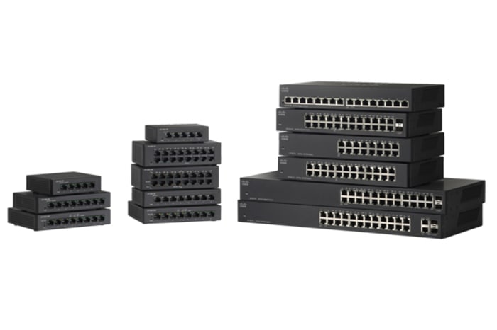 Cisco SG110-24, Unmanaged 24 Port Gigabit Switch With PoE
