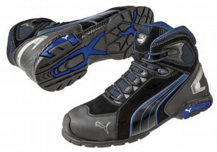 Puma Safety Black Aluminium Toe Capped Safety Boots, UK 9, EU 43