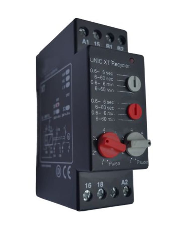 RS PRO Plug In Time Delay Relay, 10.5 → 265V ac/dc, 2-Contact, 0.6 s → 60min