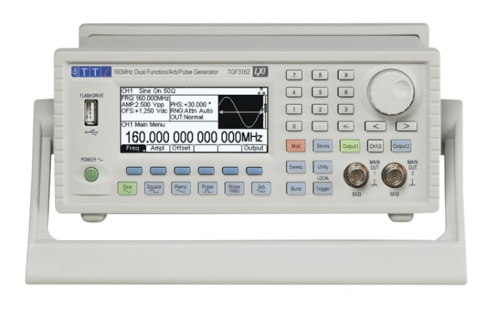 Aim-TTi TGF3162 Function Generator, 1μHz Min, 160MHz Max, FM Modulation, Variable Sweep