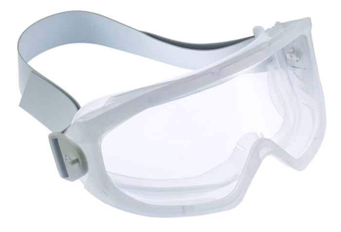 Bolle Safety SUPERBLAST AUTOCLAVE, Scratch Resistant Anti-Mist Safety Goggles with Clear Lenses
