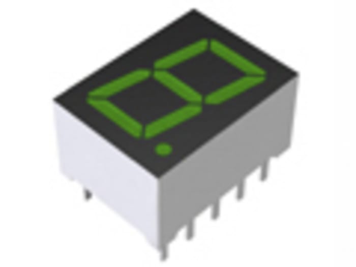 LAP-401MD ROHM 1 LED LED Display Anode 100mcd Right Side 10.2 mm