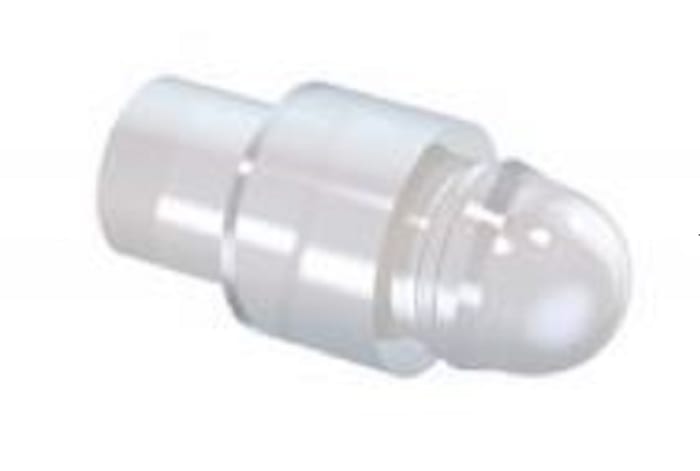 Mentor GmbH Rear Panel 1-Way Straight Rigid LED Light Pipe Clear, Yellow