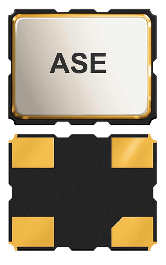 Oscilátor ASE-8.000MHZ-LC-T 8MHz ±50PPM CMOS, SMD, počet kolíků: 4 3.2 x 2.5 x 1.2mm XO