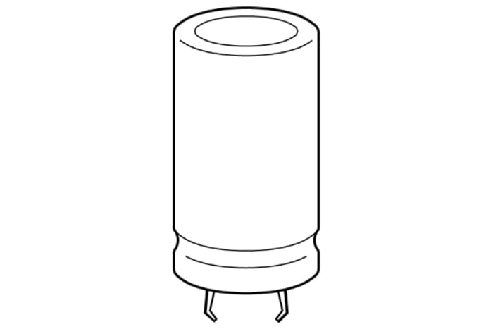 EPCOS 1000μF Aluminium Electrolytic Capacitor 63V dc, Snap-In - B41505A8108M000
