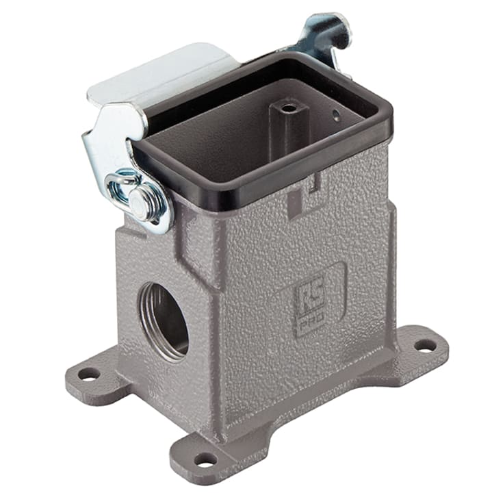 RS PRO Heavy Duty Power Connector Housing, 2 x M20 Thread, Side Entry 6B Range