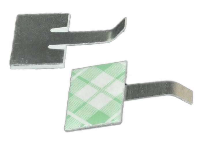 RS PRO Silver Aluminium Cable Clip