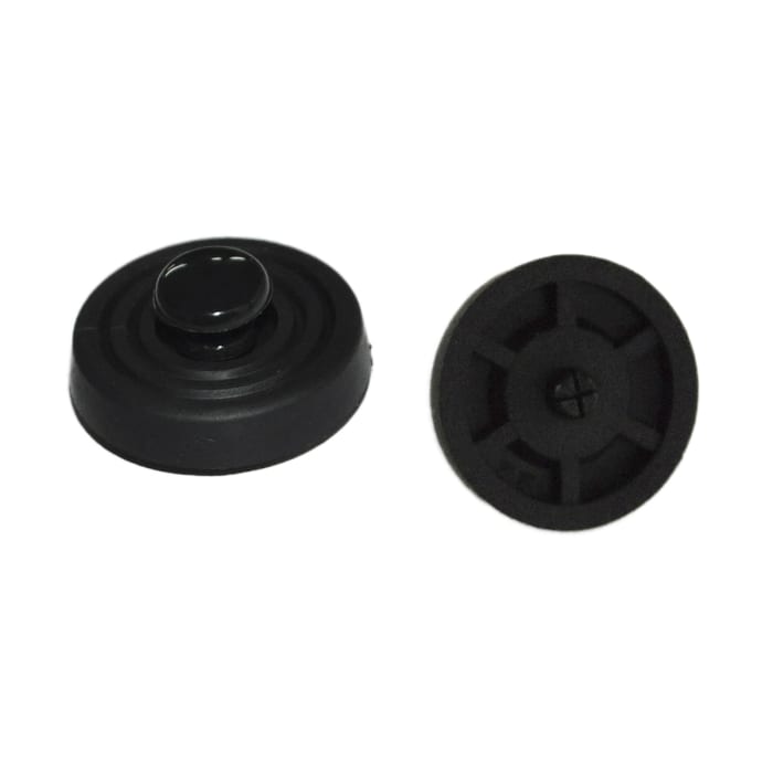 RS PRO Round Anti Vibration Mount, Rubber Foot