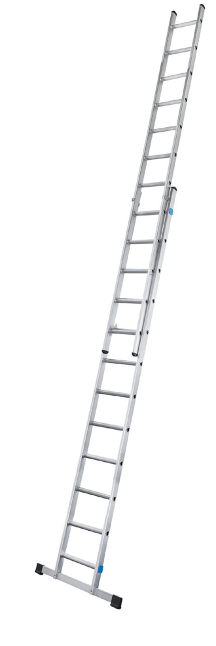 Zarges 2 Sections Aluminium Extension Ladder, 3.8 m