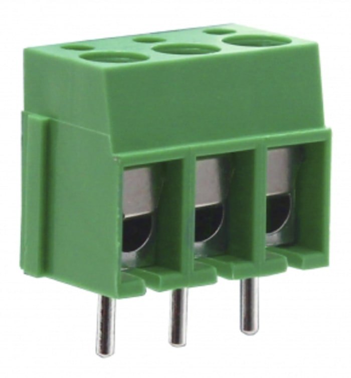Bornier pour CI RS PRO 2 contacts 1 rangée(s) pas de 5mm