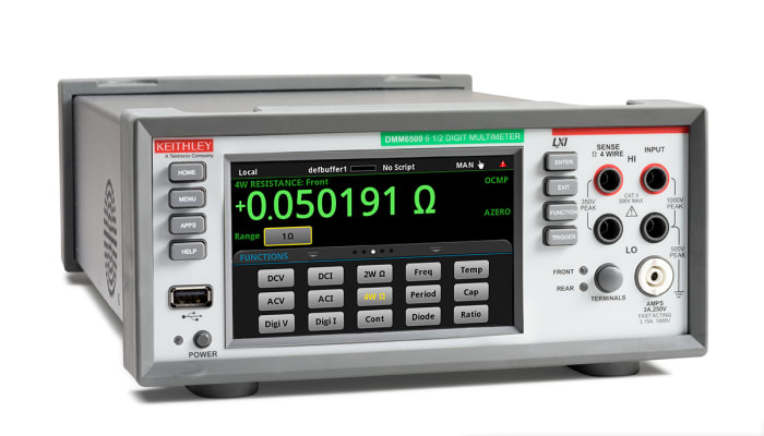 Keithley DMM6500 Bench 6.5 Digital Multimeter, True RMS, 10.1A ac Max, 10.1A dc Max, 750V ac Max