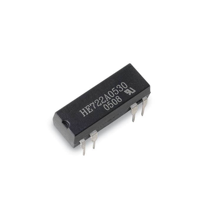 Wickmann PCB Mount Reed Relay, 12V dc Coil, SPDT, 175V Max, 250 mA Max, 500Ω