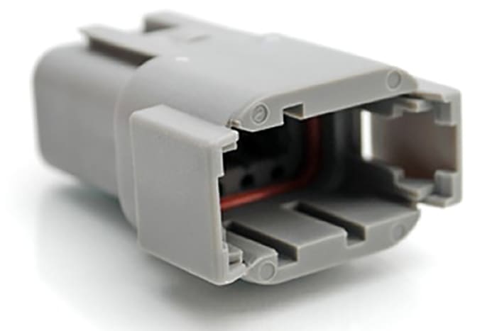 Amphenol Industrial, ATM Automotive Connector Socket Grey Cable Mount 8 Way, Crimp Termination ATM04-08PA