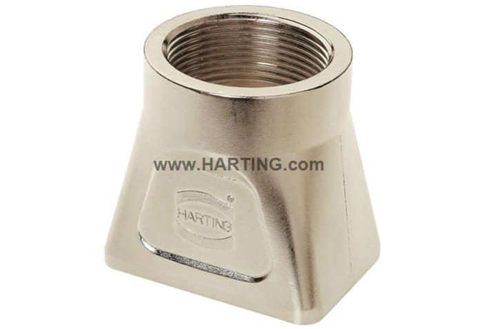 HARTING Han-Modular Compact Heavy Duty Power Connector Hood, M32 x 1.5 Thread, Straight