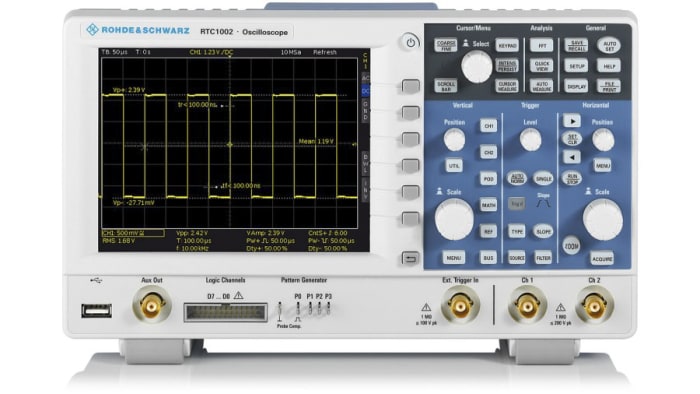 Rohde & Schwarz RTC1002 RTC1000 Series, 50MHz Bench Oscilloscope, 2 Analogue Channels