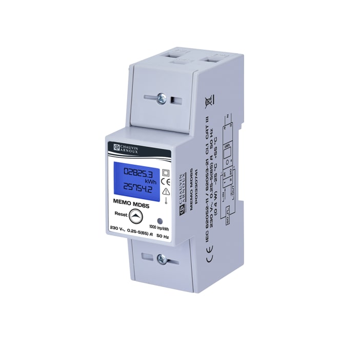 Chauvin Arnoux Energy 1 Phase LCD Energy Meter