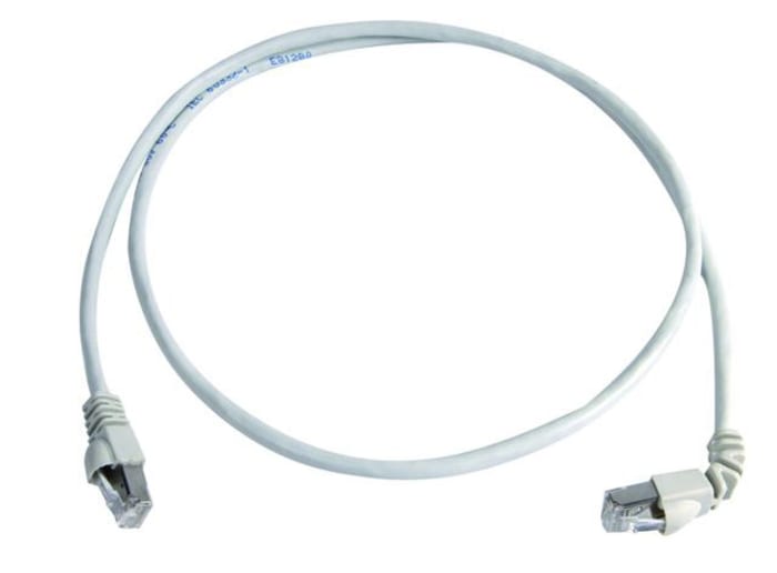 Telegartner, 2 m Cat6a Ethernet Cable, White, Shielded Low Smoke Zero Halogen Sheath