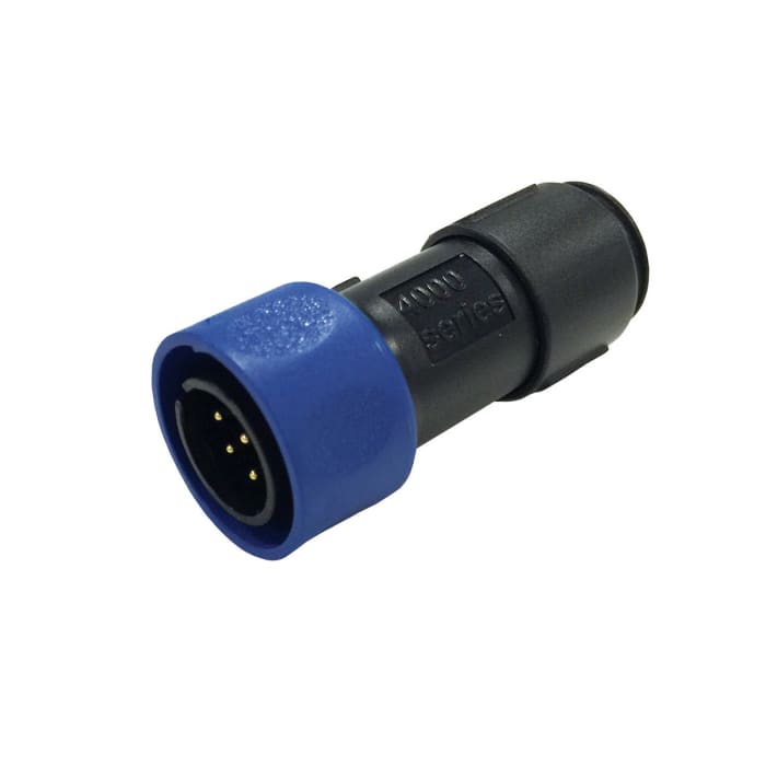 Bulgin Connector, 10 Contacts, Cable Mount, Miniature Connector, Plug, Male, IP66, IP68, IP69K, Buccaneer 4000 Series