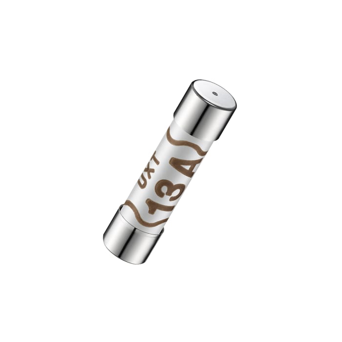 Cartouche fusible RS PRO, 13A 6.3 x 25mm Type T 240V c.a.