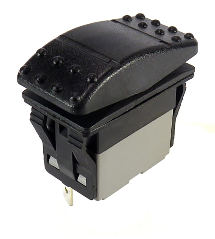 RS PRO SPDT, Latching Rocker Switch Panel Mount