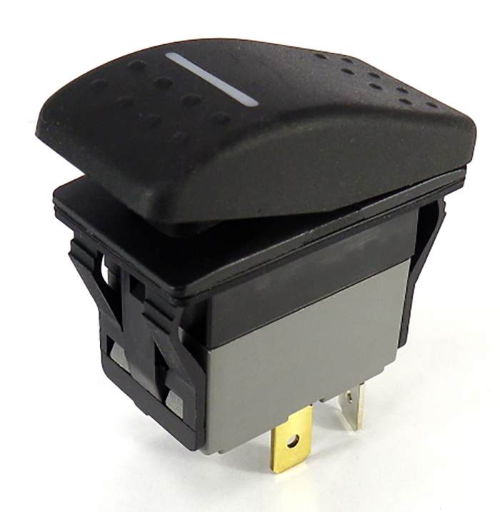 RS PRO | Rocker Anahtar (Rocker Switch), Çift Kutuplu Çift Atımlı (DPDT ...