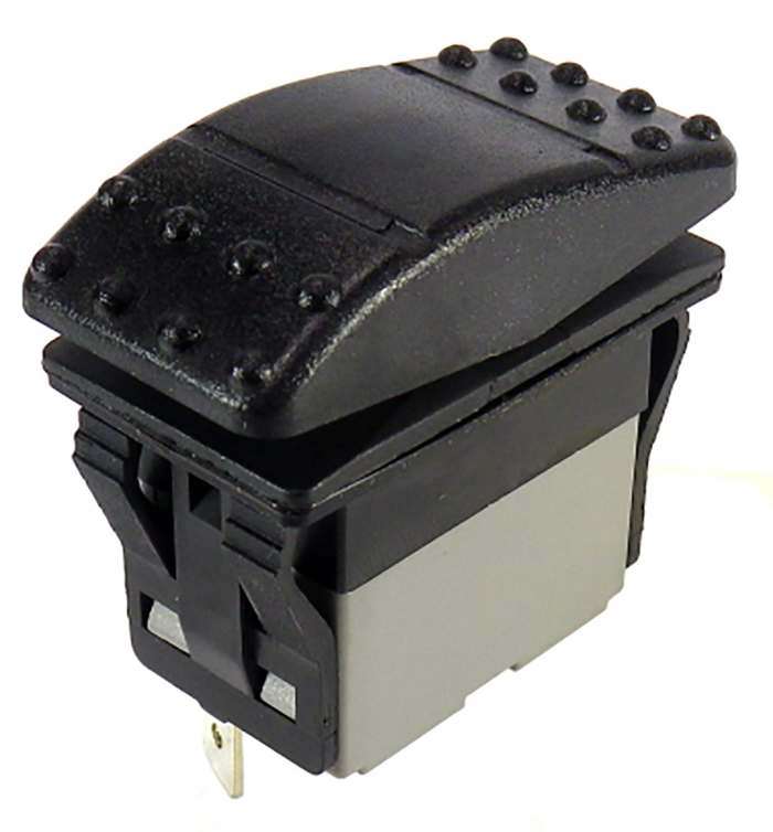 RS PRO Illuminated SPDT, Momentary Rocker Switch Panel Mount