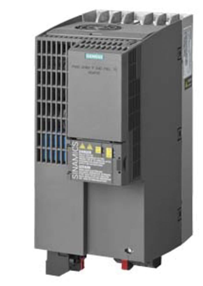 Siemens Inverter Drive, 11 kW, 15 kW, 3 Phase, 400 V ac, 36.4 A, 40.6 A, SINAMICS G120C Series