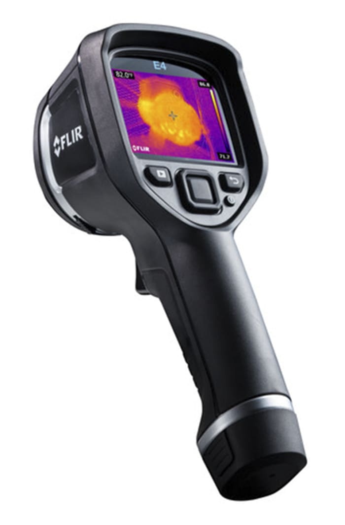 Cámara termográfica Flir E4, -20 → +250 °C, resolución IR 80 x 60píxel enfoque automático