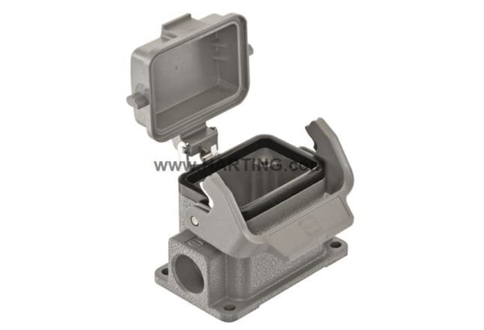 HARTING Han B Heavy Duty Power Connector Housing, M20 x 2 Thread, Side Entry