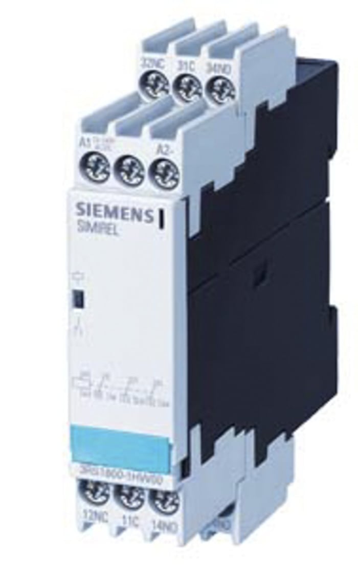 Siemens Röle (Tutucu Olmayan), Raya Montaj, 240V ac/dc 3CO, AC/DC Anahtarlama Rölesi, 1 A