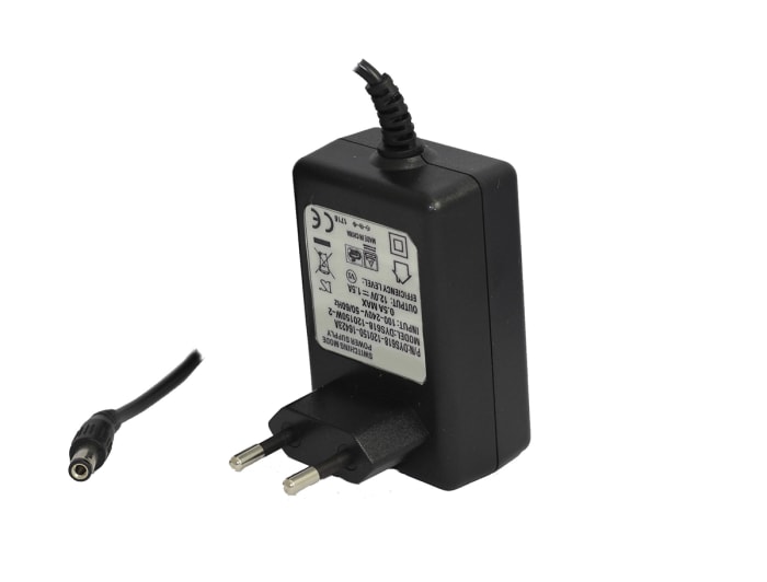 RS PRO 50W Plug In Power Supply 12V dc Output, 4.2A Output