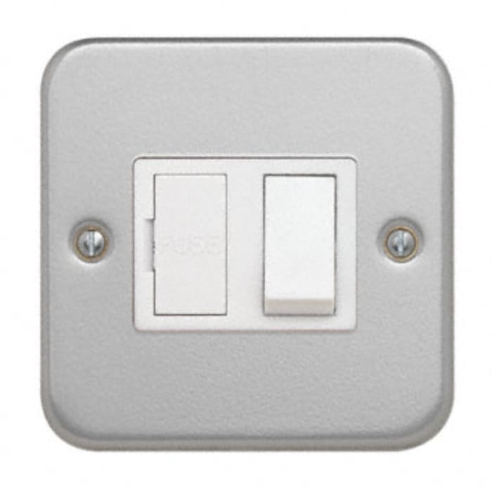 Contactum 13A Tekli Sigortalı Anahtar/Switch, Duvara Monte IP2X