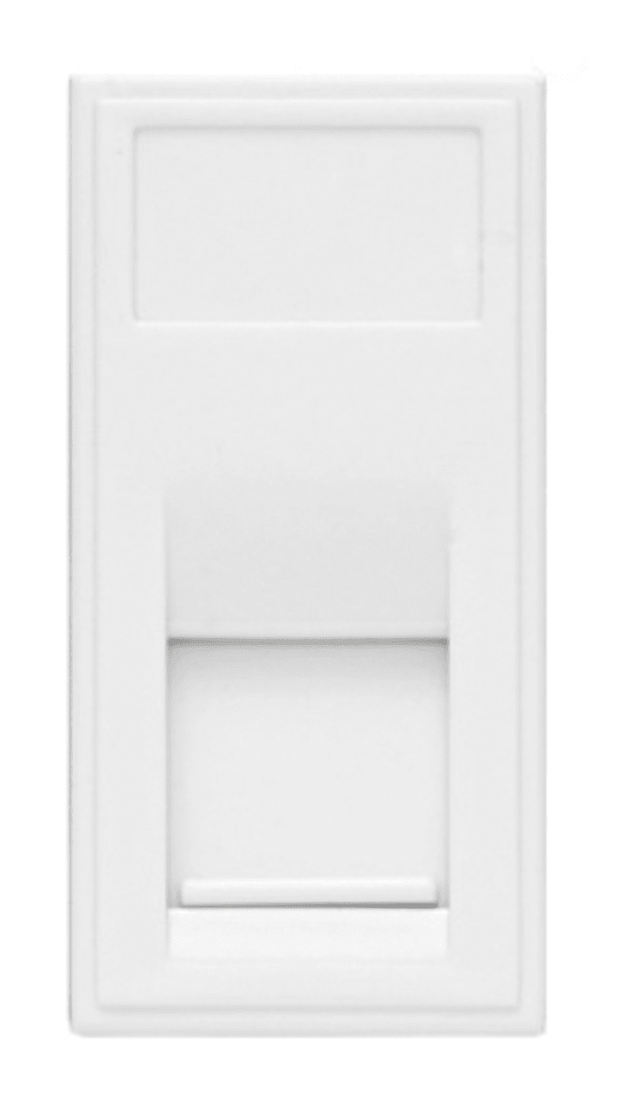Contactum White Telephone Socket