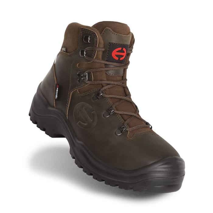 Heckel Gore-Tex MX 400 GT Brown Composite Toe Capped Unisex Ankle Safety Boots, UK 11, EU 46