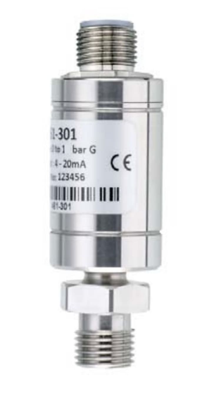 RS PRO Pressure Sensor, 0bar Min, 6bar Max, Analogue Output, Relative Reading