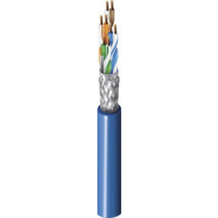 Belden2202ELY, 500m Cat6a, Blue, S/FTP Shielded, Unterminated LSZH Sheath