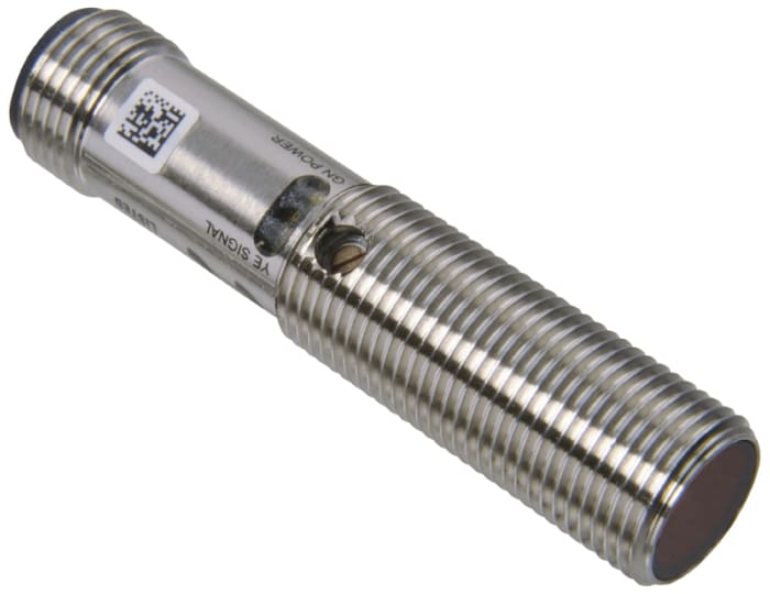 Fotocélula de cuerpo cilíndrico Pepperl + Fuchs, Sistema Difuso, alcance 0 → 300 mm, salida PNP, Conector de M12