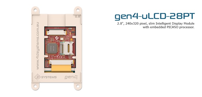4D Systems, gen4 Diablo 16 with 2.8in Resistive Touch Screen