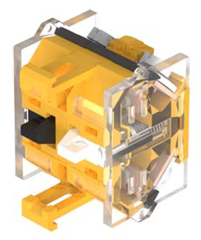 Modular switch contact block Snap-action