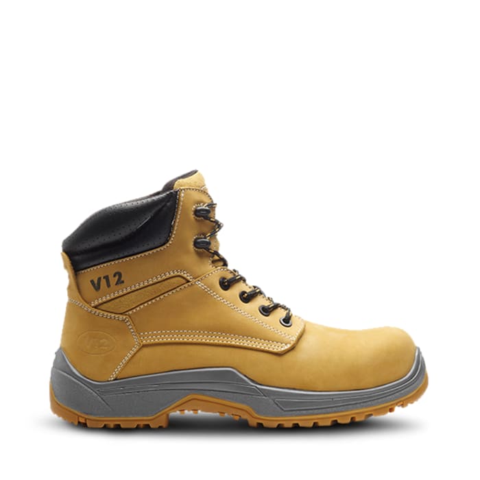 V12 steel store toe cap boots