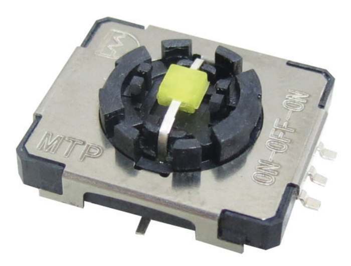 RS PRO | RS PRO MTP, 3 Position SPST Push-Rotary Switch, 50mA