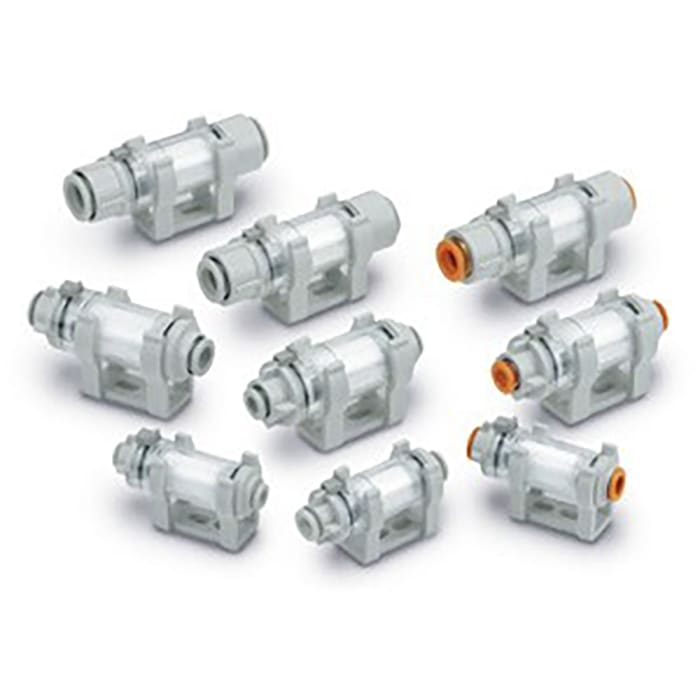 SMC Vacuum Filter - ZFC Series, 5μm, 6.35 Dia. mm Port Connection