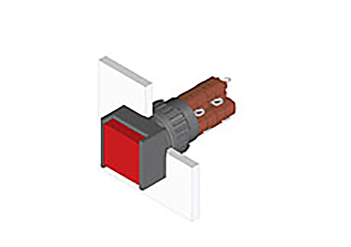 EAO Illuminated Push Button Switch for Use with Series 51 Switches