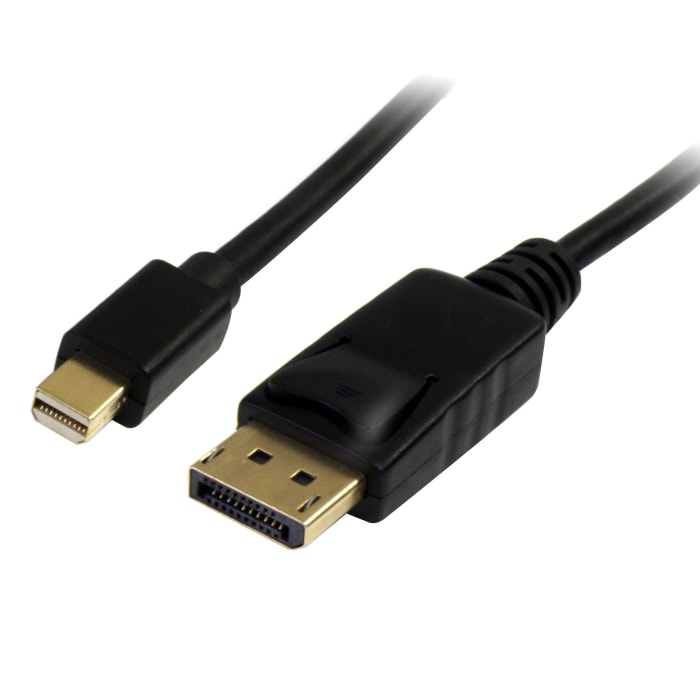 StarTech.com Male Mini DisplayPort to Male DisplayPort, PVC Cable, 4K @ 60 Hz, 2m