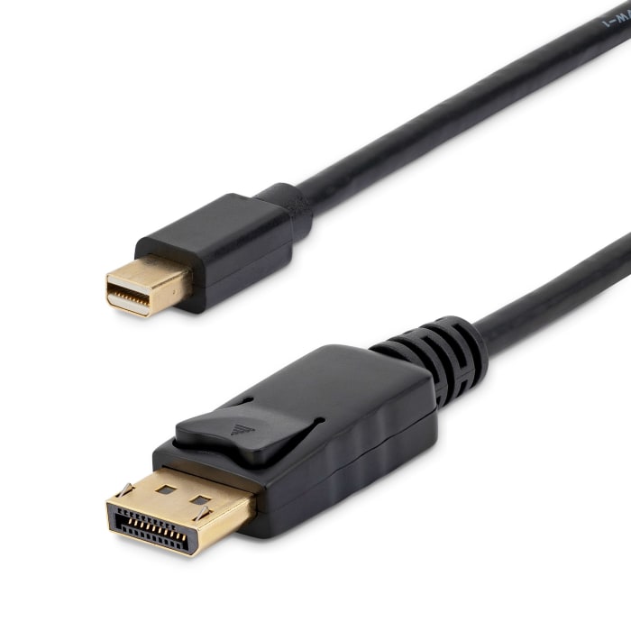 StarTech.com Male Mini DisplayPort to Male DisplayPort, PVC Cable, 4K @ 60 Hz, 1.8m