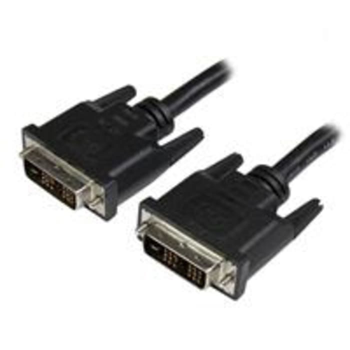 Startech, Male DVI-D Single Link to Male DVI-D Single Link Cable, 1.8mBlack sheathAluminium-Mylar Foil shielding