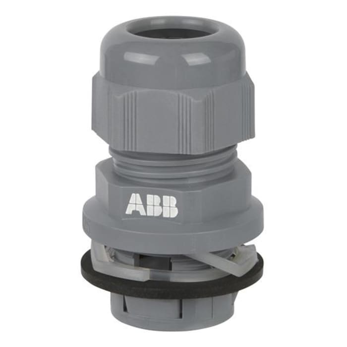 ABB NPG Series Black Nylon Cable Gland, M20 Thread, 6mm min., 12mm max.